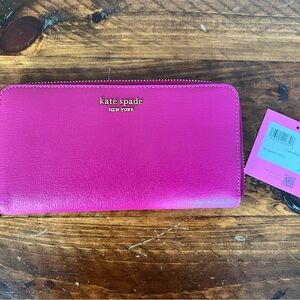 Kate Spade Morgan Saffiano Zip Wallet